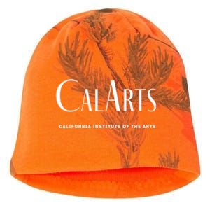 CalArts Art Deco Style College Kati - Camo Knit Beanie