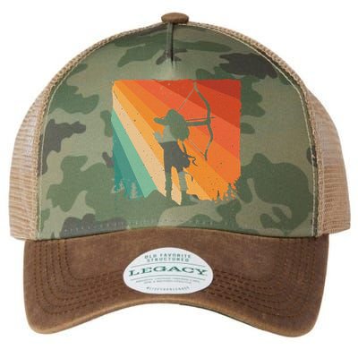 Cute Archery Design Archer Archery Lovers Legacy Tie Dye Trucker Hat