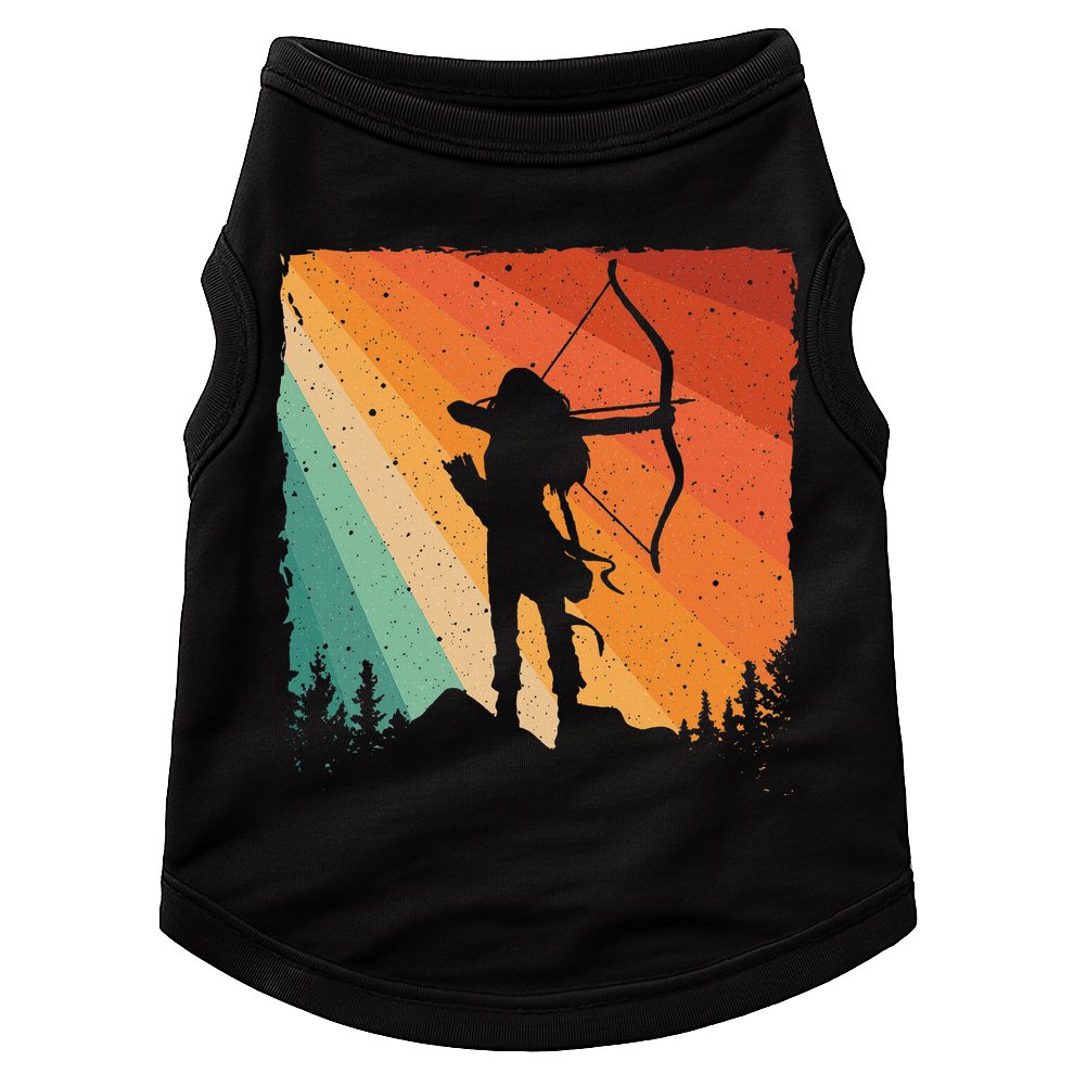 Cute Archery Design Archer Archery Lovers Doggie Tank