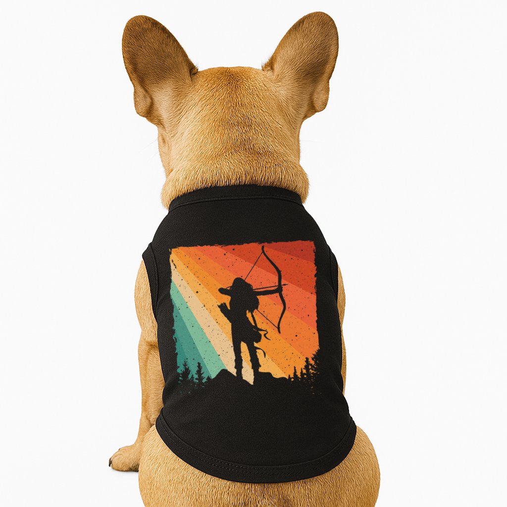 Cute Archery Design Archer Archery Lovers Doggie Tank