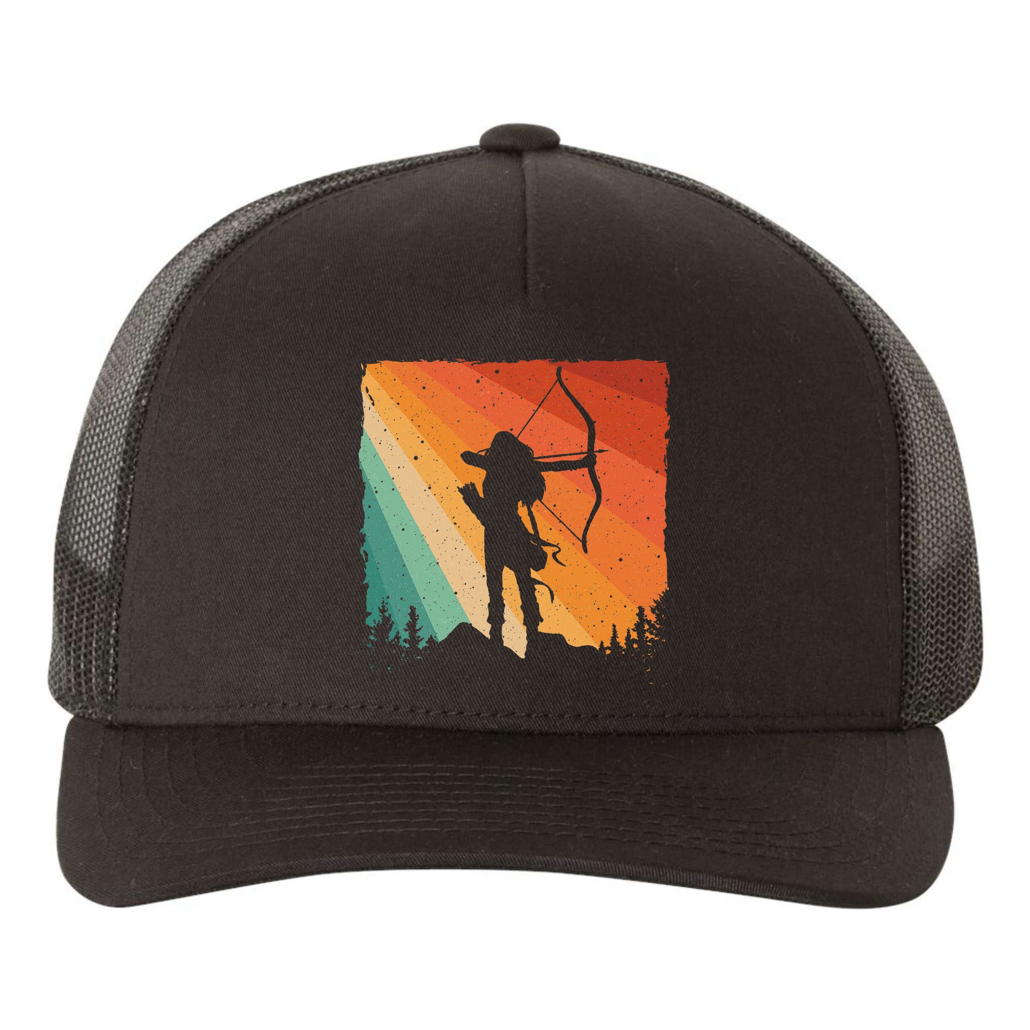 Cute Archery Design Archer Archery Lovers Yupoong Adult 5-Panel Trucker Hat