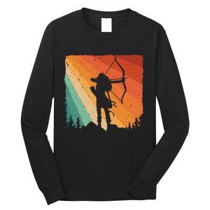 Cute Archery Design Archer Archery Lovers Long Sleeve Shirt