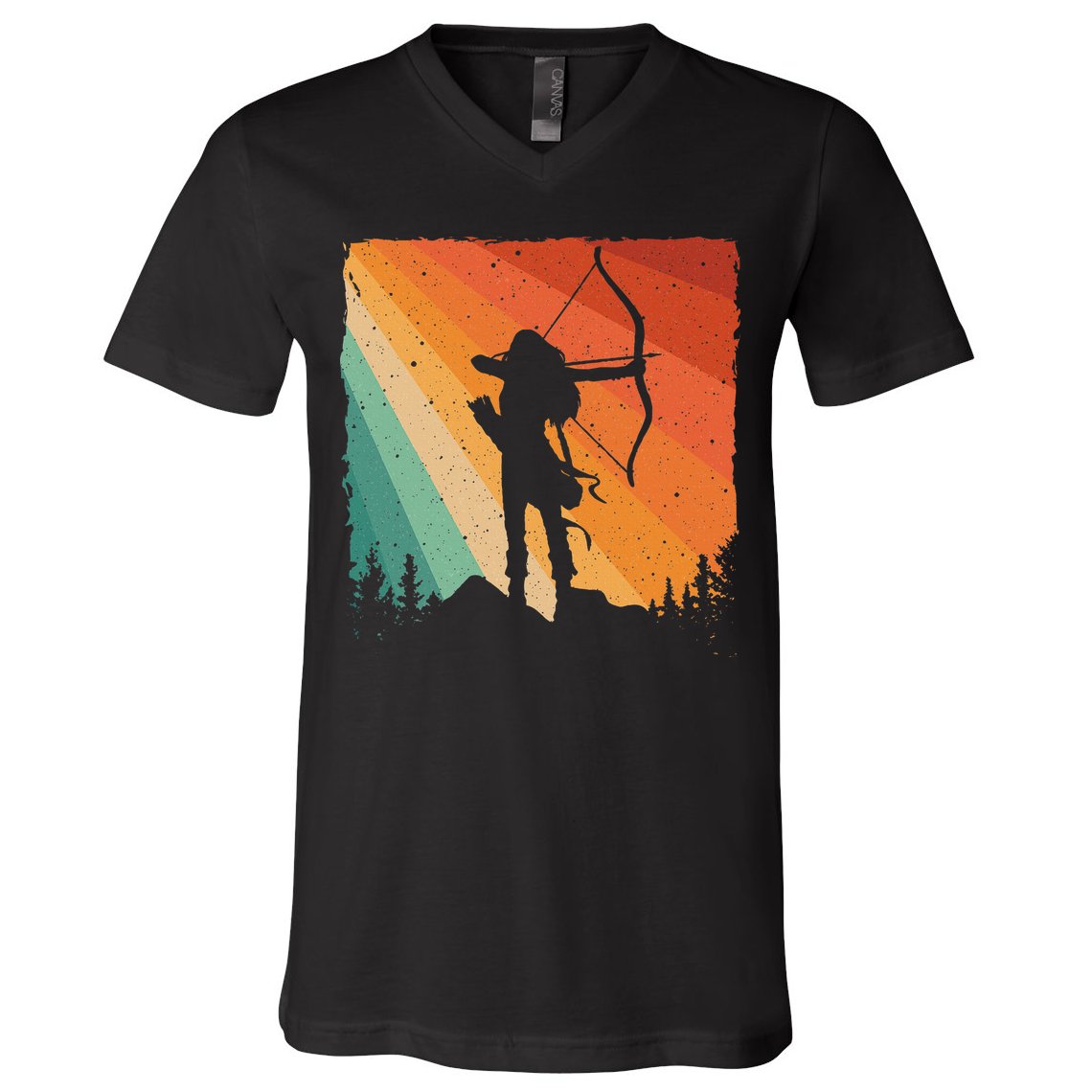 Cute Archery Design Archer Archery Lovers V-Neck T-Shirt