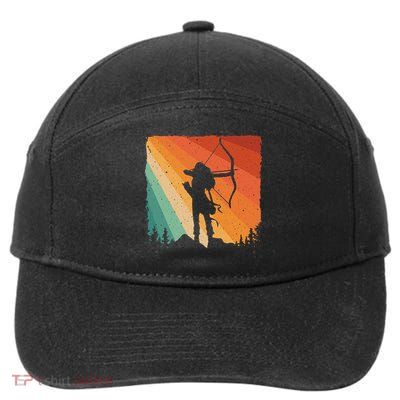 Cute Archery Design Archer Archery Lovers 7-Panel Snapback Hat