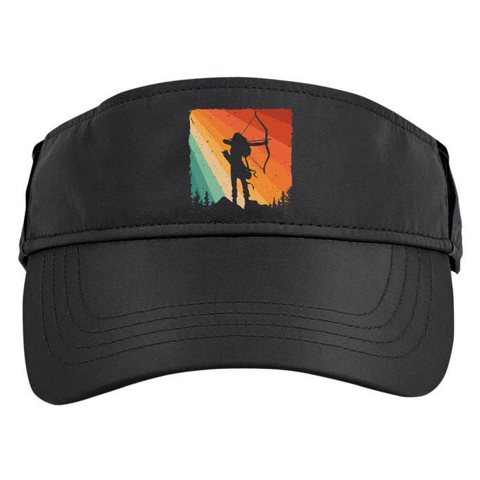 Cute Archery Design Archer Archery Lovers Adult Drive Performance Visor