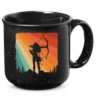 Cute Archery Design Archer Archery Lovers 15oz Campfire Ceramic Mug