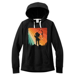 Cute Archery Design Archer Archery Lovers Women's Fleece Hoodie