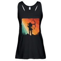 Cute Archery Design Archer Archery Lovers Ladies Essential Flowy Tank