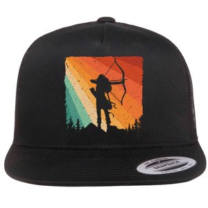 Cute Archery Design Archer Archery Lovers Flat Bill Trucker Hat