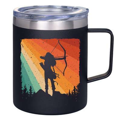 Cute Archery Design Archer Archery Lovers 12oz Stainless Steel Coffee Mug