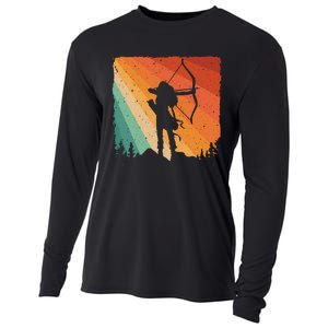 Cute Archery Design Archer Archery Lovers Cooling Performance Long Sleeve Crew