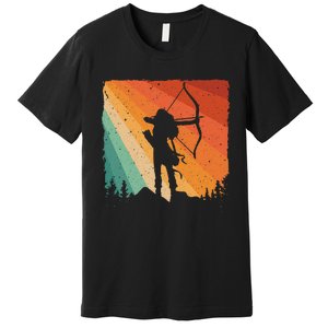 Cute Archery Design Archer Archery Lovers Premium T-Shirt