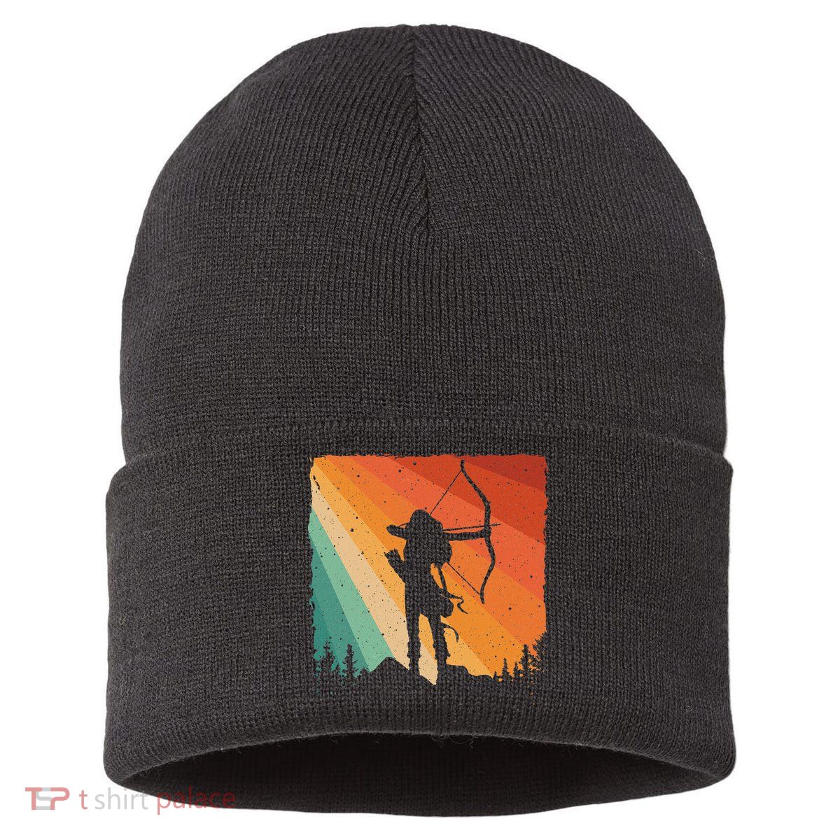 Cute Archery Design Archer Archery Lovers Sustainable Knit Beanie