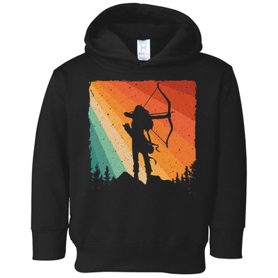 Cute Archery Design Archer Archery Lovers Toddler Hoodie