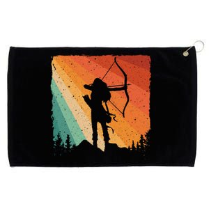 Cute Archery Design Archer Archery Lovers Grommeted Golf Towel