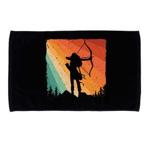 Cute Archery Design Archer Archery Lovers Microfiber Hand Towel