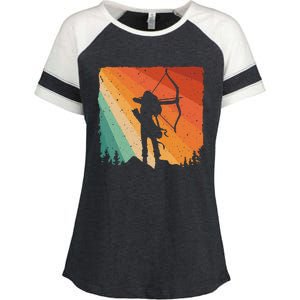 Cute Archery Design Archer Archery Lovers Enza Ladies Jersey Colorblock Tee