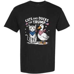 Cats And Ducks For Trump Kittens And Ducks For Trump Garment-Dyed Heavyweight T-Shirt