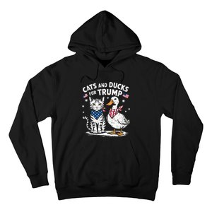 Cats And Ducks For Trump Kittens And Ducks For Trump Hoodie