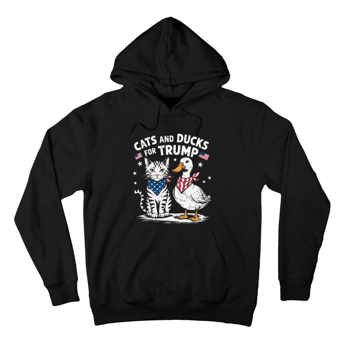 Cats And Ducks For Trump Kittens And Ducks For Trump Hoodie