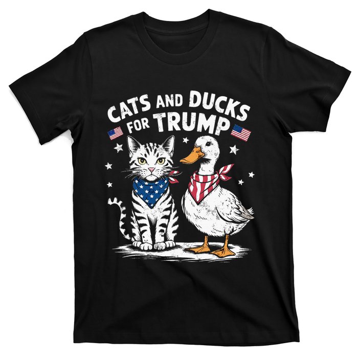 Cats And Ducks For Trump Kittens And Ducks For Trump T-Shirt