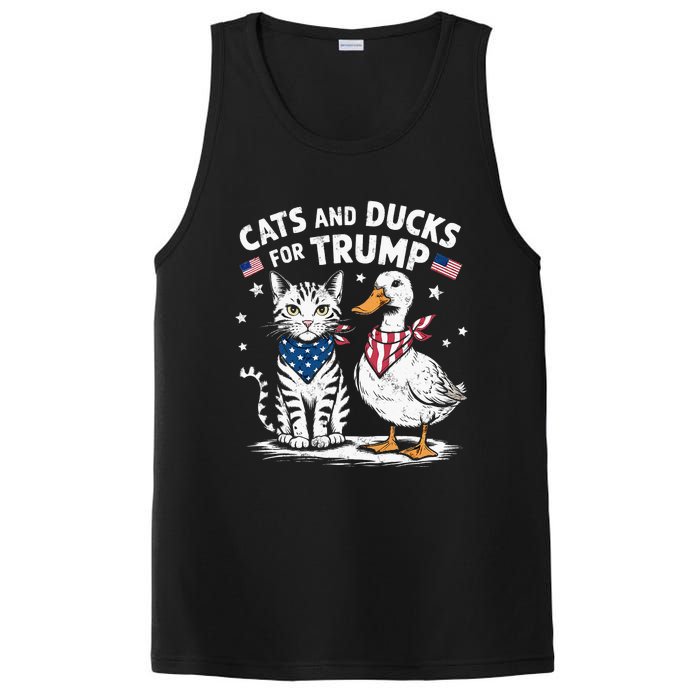 Cats And Ducks For Trump Kittens And Ducks For Trump PosiCharge Competitor Tank