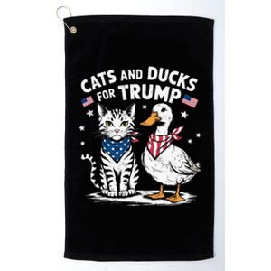 Cats And Ducks For Trump Kittens And Ducks For Trump Platinum Collection Golf Towel