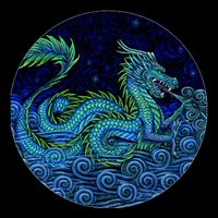 Chinese Azure Dragon Cooling Performance Crew T-Shirt