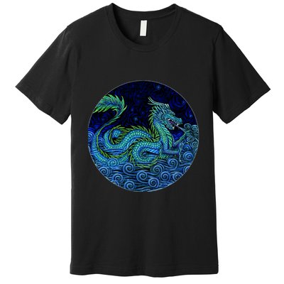Chinese Azure Dragon Premium T-Shirt