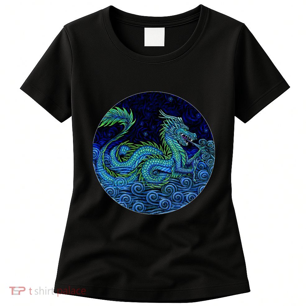 Chinese Azure Dragon Womens T-Shirt