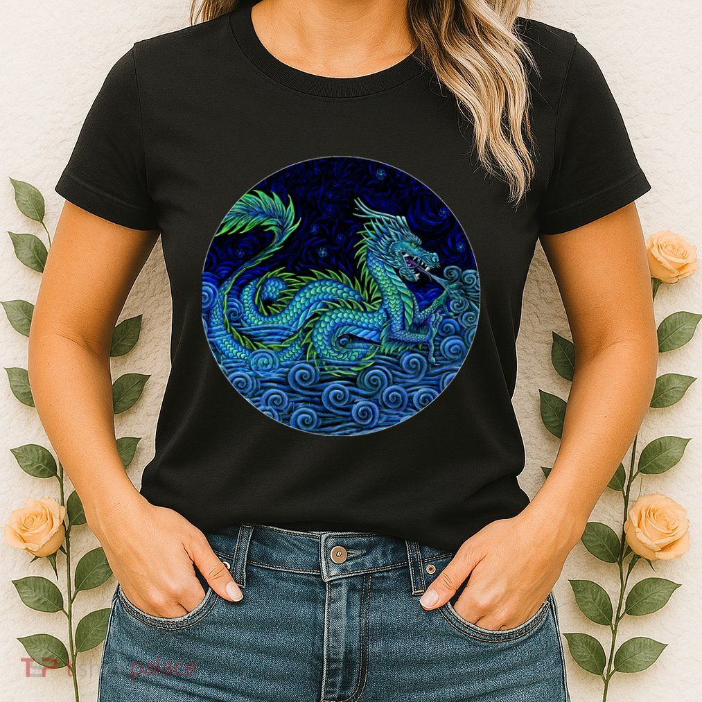 Chinese Azure Dragon Womens T-Shirt