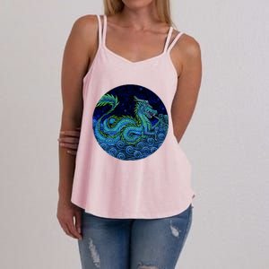 Chinese Azure Dragon Women's Strappy Tank