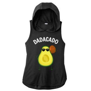 Cute Avocado Design For Dad Fruit Avocado Pear Lovers Ladies PosiCharge Tri-Blend Wicking Draft Hoodie Tank