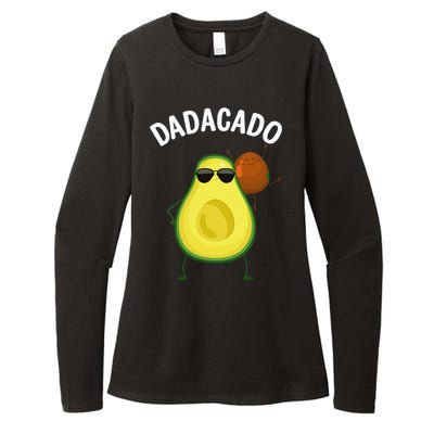 Cute Avocado Design For Dad Fruit Avocado Pear Lovers Womens CVC Long Sleeve Shirt