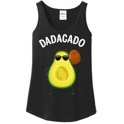 Cute Avocado Design For Dad Fruit Avocado Pear Lovers Ladies Essential Tank