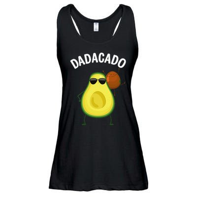 Cute Avocado Design For Dad Fruit Avocado Pear Lovers Ladies Essential Flowy Tank