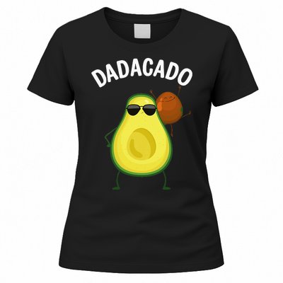 Cute Avocado Design For Dad Fruit Avocado Pear Lovers Women's T-Shirt