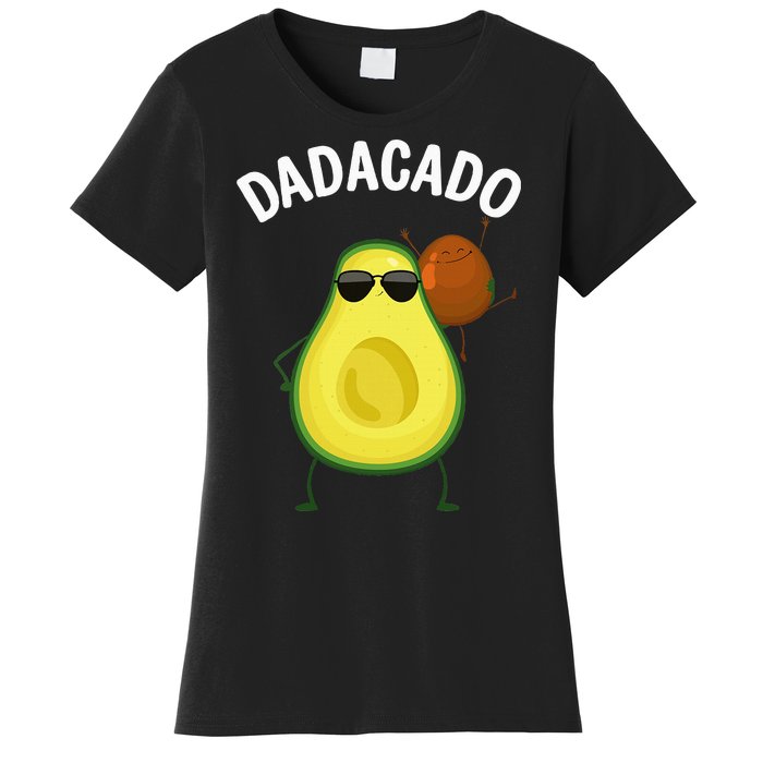 Cute Avocado Design For Dad Fruit Avocado Pear Lovers Women's T-Shirt