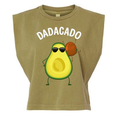 Cute Avocado Design For Dad Fruit Avocado Pear Lovers Garment-Dyed Women's Muscle Tee