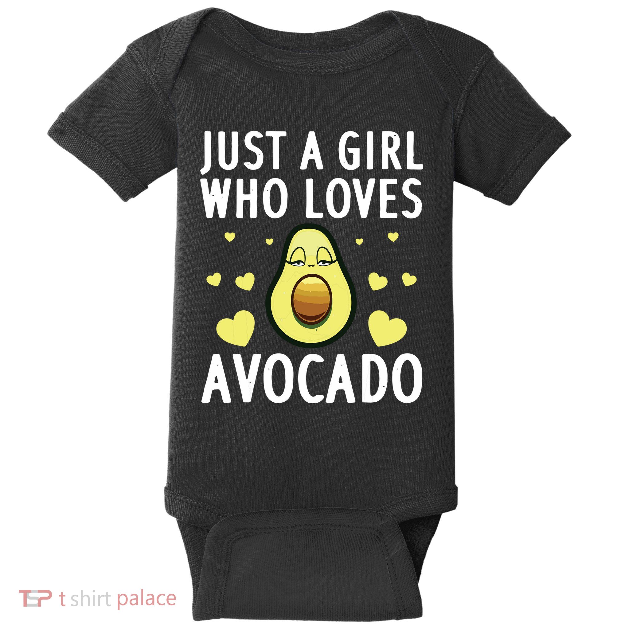 Cute Avocado Design For Girl Women Pear Avocado Lovers Baby Bodysuit