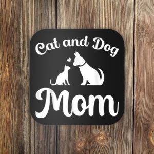 Cats And Dogs Mom Mother's Day Puppy Pets Animals Lover Coaster