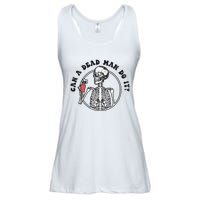 Can A Dead Man Do It Skeleton Halloween Behavior Analysis Ladies Essential Flowy Tank