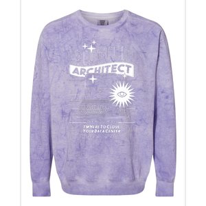 Cloud Architect Data Center Colorblast Crewneck Sweatshirt