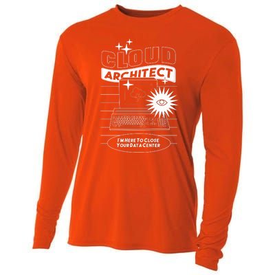 Cloud Architect Data Center Cooling Performance Long Sleeve Crew