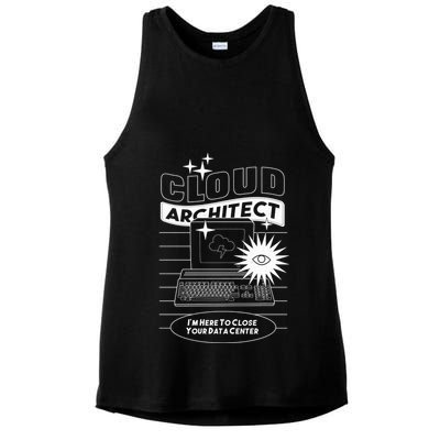 Cloud Architect Data Center Ladies PosiCharge Tri-Blend Wicking Tank
