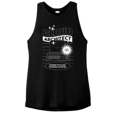 Cloud Architect Data Center Ladies PosiCharge Tri-Blend Wicking Tank