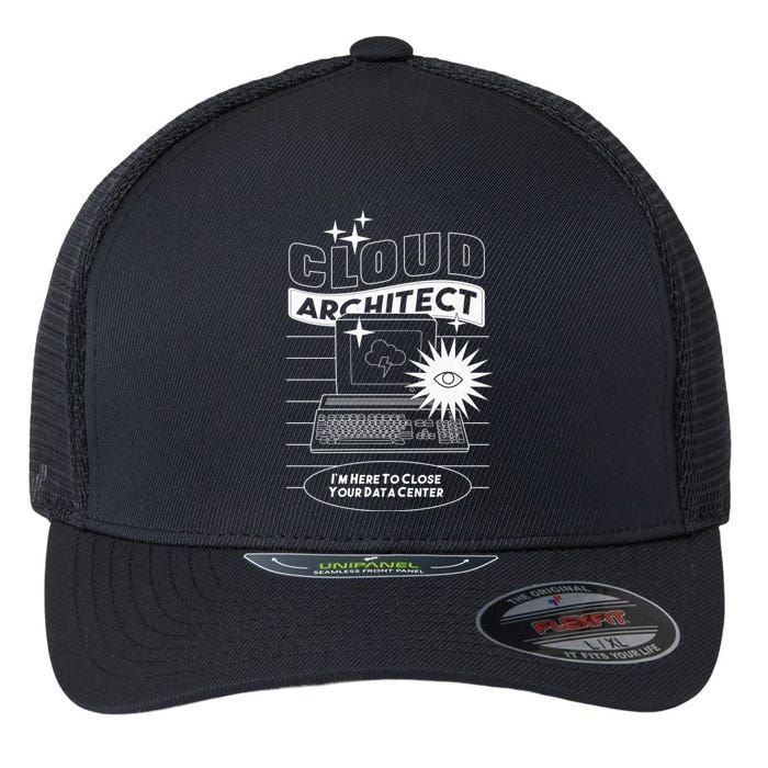 Cloud Architect Data Center Flexfit Unipanel Trucker Cap