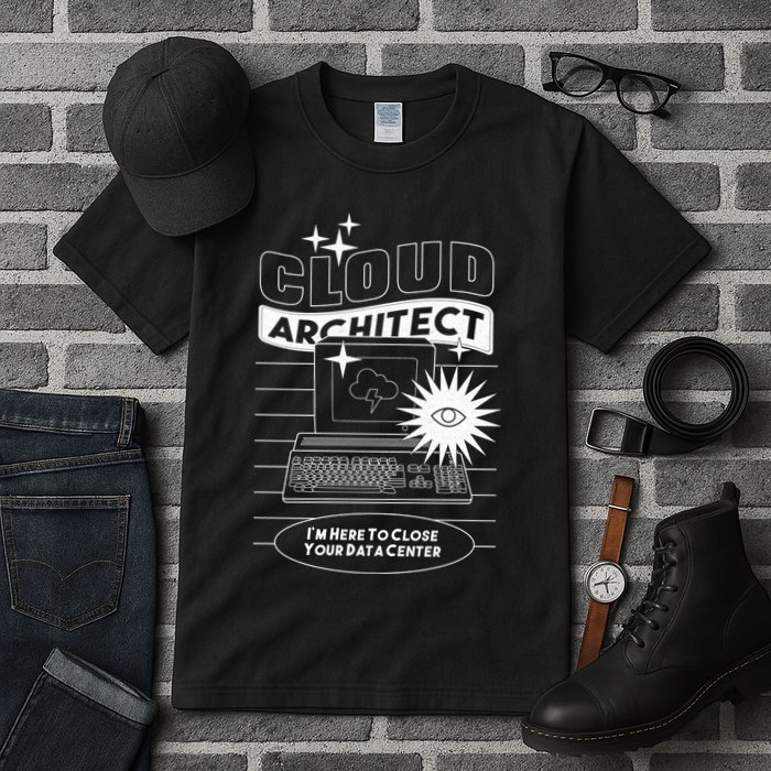 Cloud Architect Data Center Tall T-Shirt