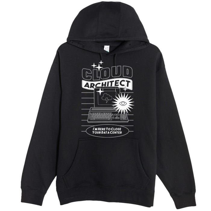 Cloud Architect Data Center Premium Pullover Hoodie