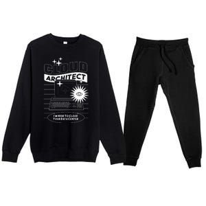 Cloud Architect Data Center Premium Crewneck Sweatsuit Set